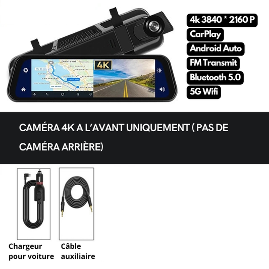 Rétroviseur avec Caméra 4k